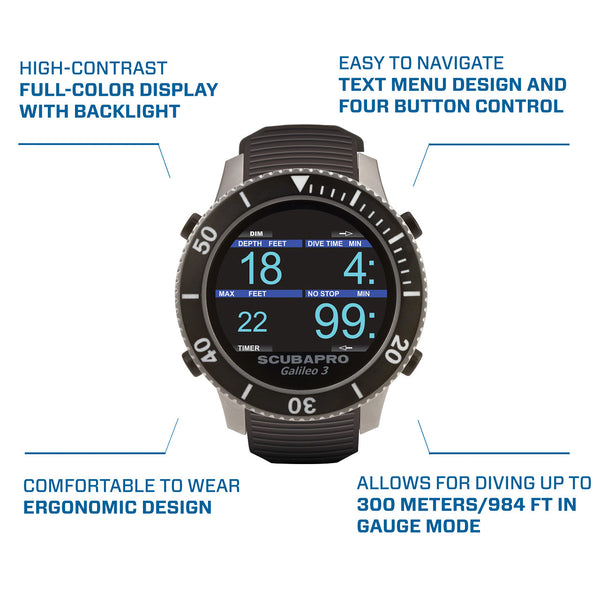 Scuba Pro Galileo (G3) Wrist Computer